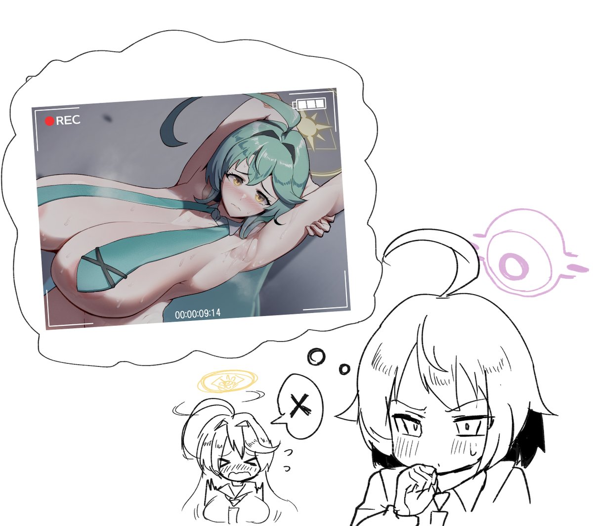 (R-18/NSFW)
ユメ先輩騙されやすいからこういうビデオを撮らされているのでは…と思うおじさん 