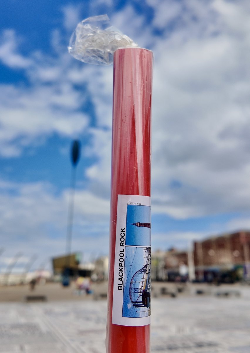 A little stick of Blackpool rock 🍬 Should Blackpool rock be given protected status, similar to that given to Stilton cheese, Cornish pasties and Cumberland sausages? Let us know in the comments below 👇