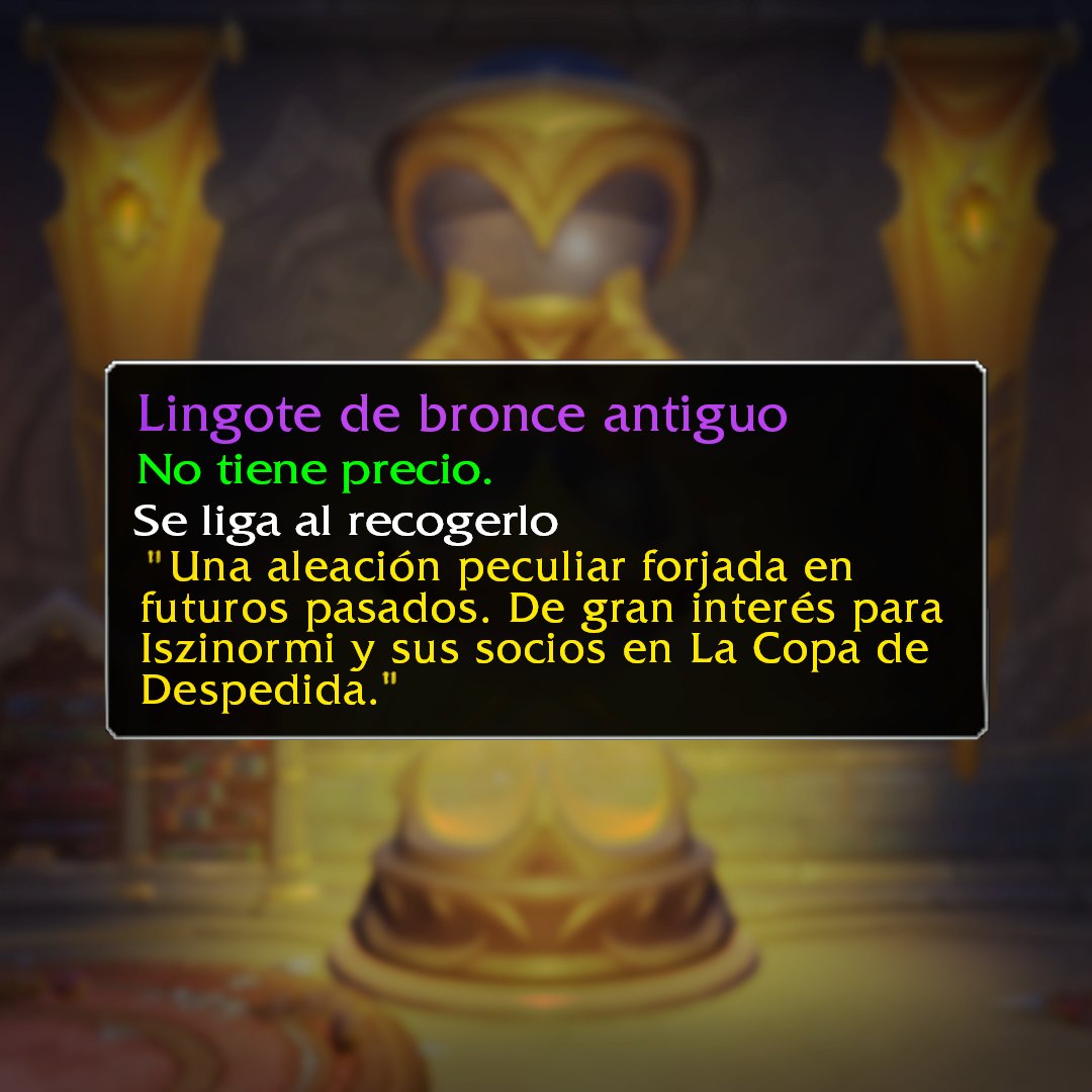 Equípate bien en la temporada 4 con la nueva divisa, el lingote de bronce antiguo.