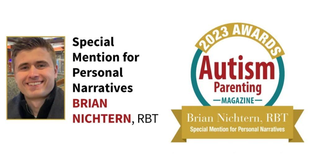 Winner of the 2023 Autism Parenting Magazine Contributor Awards buff.ly/3NQHdpK Brian Nichtern #Autism