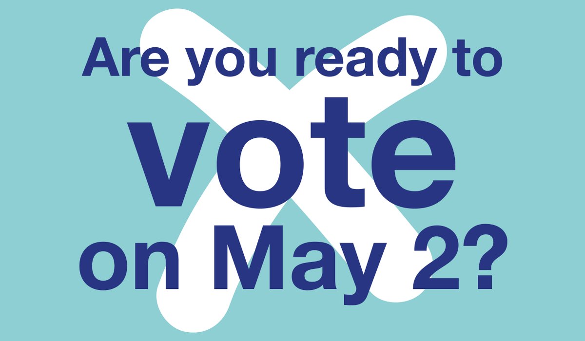 #ELECTIONS | If you requested a postal voting pack for the elections on Thursday 2 May, remember to send it back as soon as possible so your vote is counted!