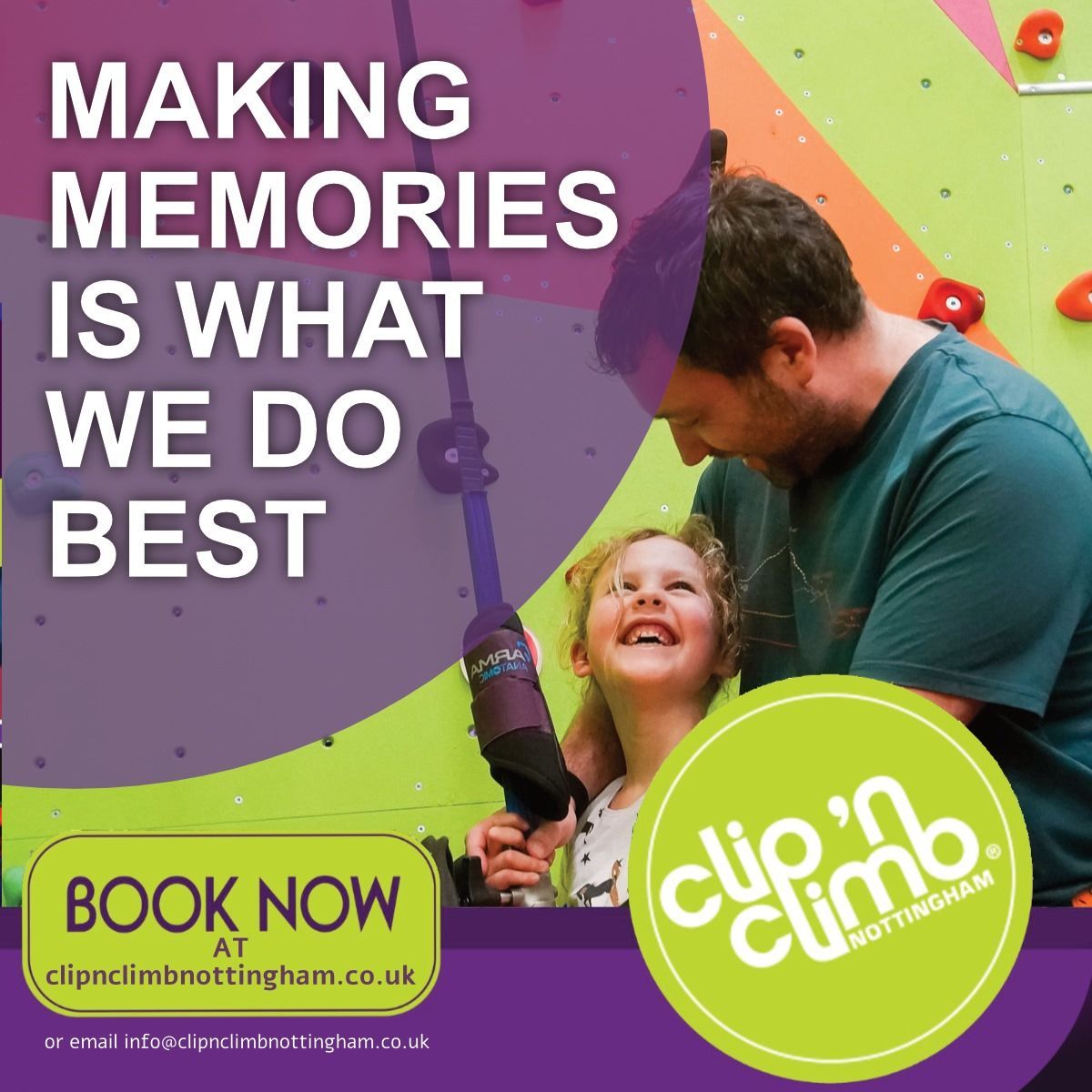 👨‍👩‍👧‍👦🎉 Family fun awaits at Clip N Climb, Nottingham! Bring your tribe for an exhilarating adventure together! . Family & Toddler Spaces are available! Book now and create unforgettable memories with your loved ones! 🧗‍♂️👨‍👩‍👧‍👦 #ClipNclimb #FamilyAdventure #Nottingham #FamilyFun