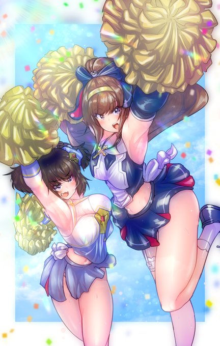 聖なるチアガールで元気になぁれ❤️ 🎊👍🥰👍🎊 
#これを見た人はチアガールをTLに放流しよう 