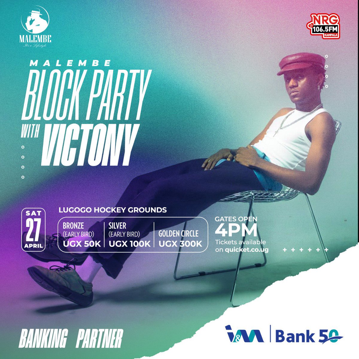 The block party is calling! Have you secured your ticket yet? If not, grab one today using your I&M Bank Mastercard. #IMBankAt50 #OnYourSide #MalembeLifestyle