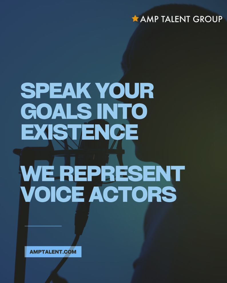 Get your voice heard! We represent voice-actors of all ages! 💫 

#AMPTalent #AMPTalentGroup #talentagency #brandingagency #creativeagency #talentmanagement #actorslife #actra #modelingagency #influenceragency #castingagency #Toronto #Canada #voiceactor #voiceover