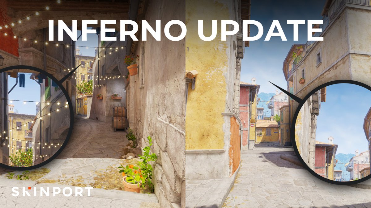 The Changes on de_inferno allow players to throw Grenades with less restriction due to some Roofs being removed. What do you think about this?
