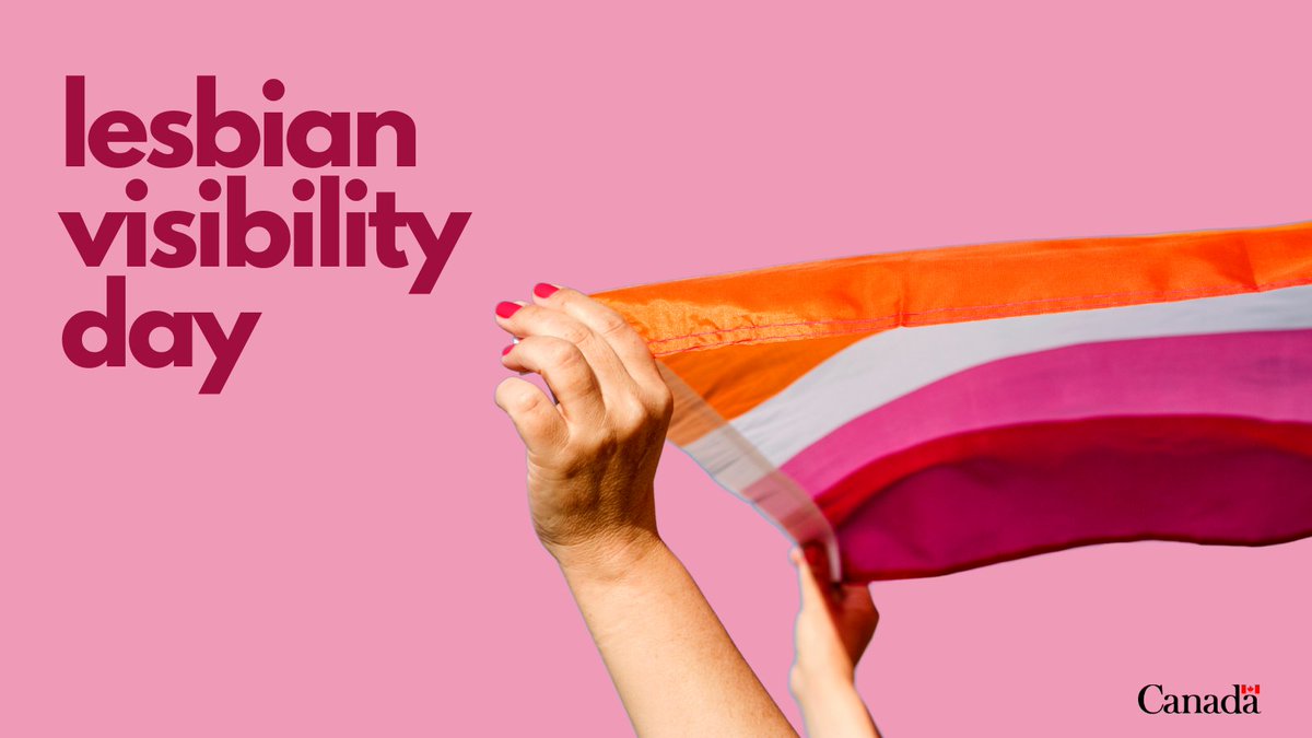 Happy #LesbianVisibilityDay! Let's celebrate lesbians, continue to advocate for their rights, and amplify their voices to create a more just and inclusive Canada. 🇨🇦 Love is love, and visibility is power. 🏳️‍🌈