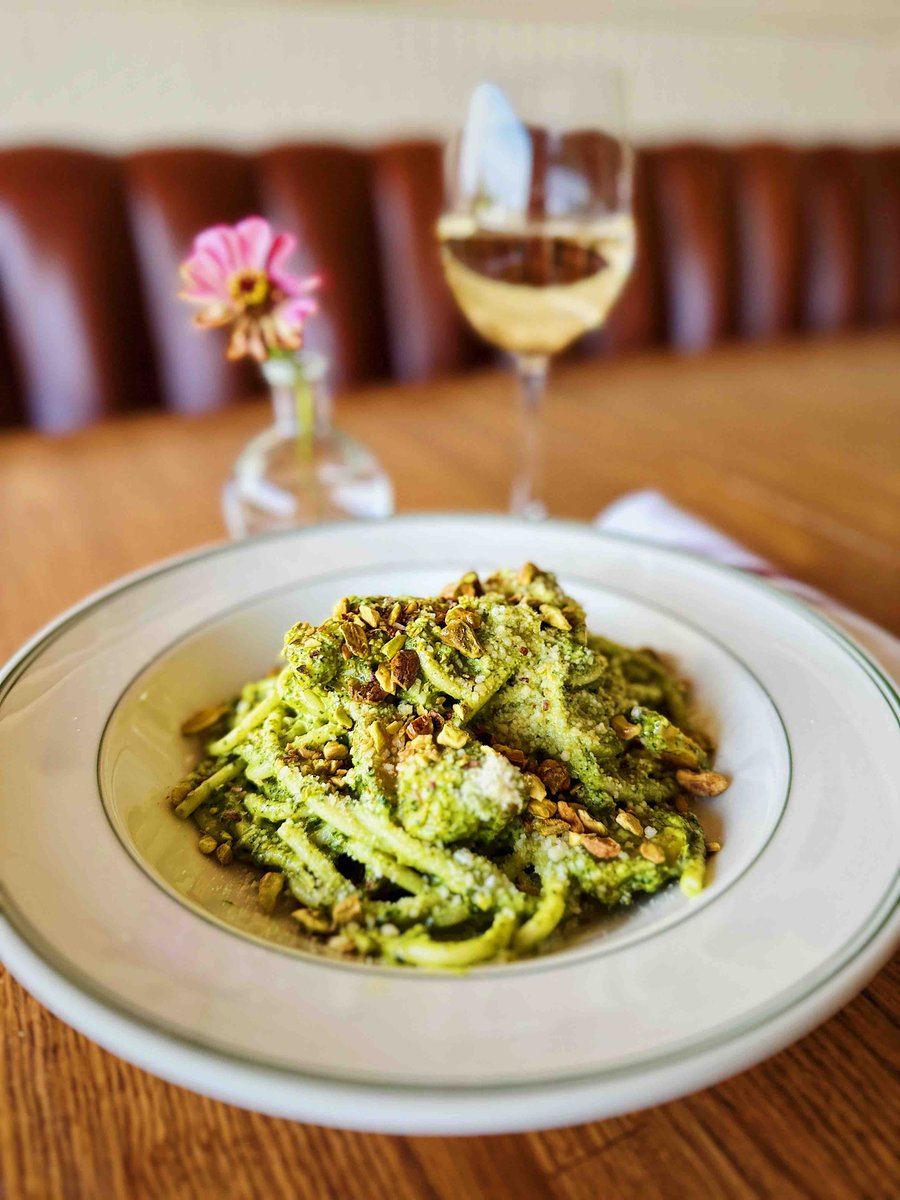 One of our fav pasta dishes 🥰
Bucatini Provençal with sage pistou, pistachio, roasted butternut squash, pecorino cheese. 
Reservations available @opentable 📕
#ArlingtonVA