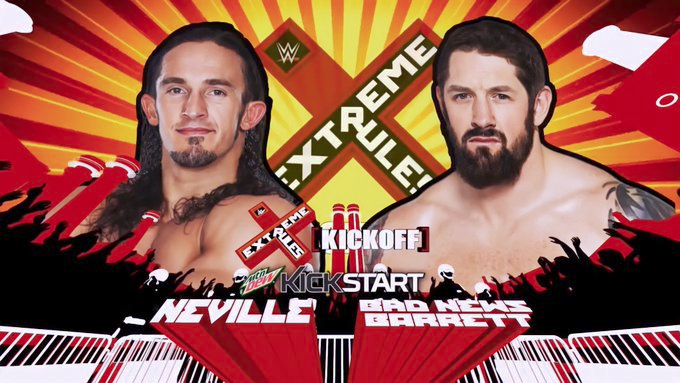 4/26/2015

Neville defeated Wade Barrett at Extreme Rules from the Allstate Arena in Chicago, Illinois.

#WWE #ExtremeRules #Neville #PAC #WadeBarrett #BadNewsBarrett
