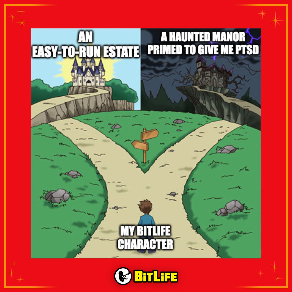 How chaotic should I be, Bitizens? 👻 #BitLife