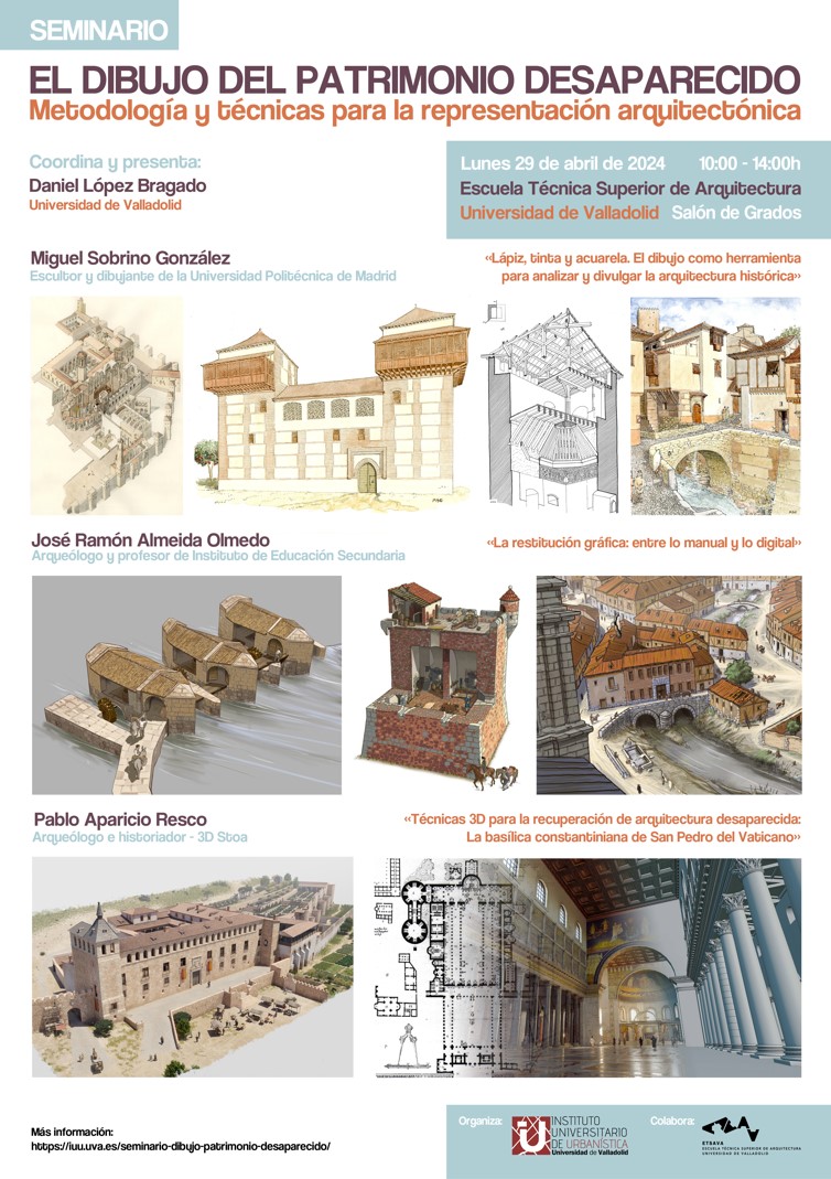 📆 El próximo lunes 29 estaré en la Escuela Técnica Superior de Arquitectura de Valladolid, de la UVa, presentando la ponencia 'Técnicas 3D para la recuperación de arquitectura desaparecida: la basílica constantiniana de San Pedro del Vaticano'. eventos.uva.es/agenda/show_ev…