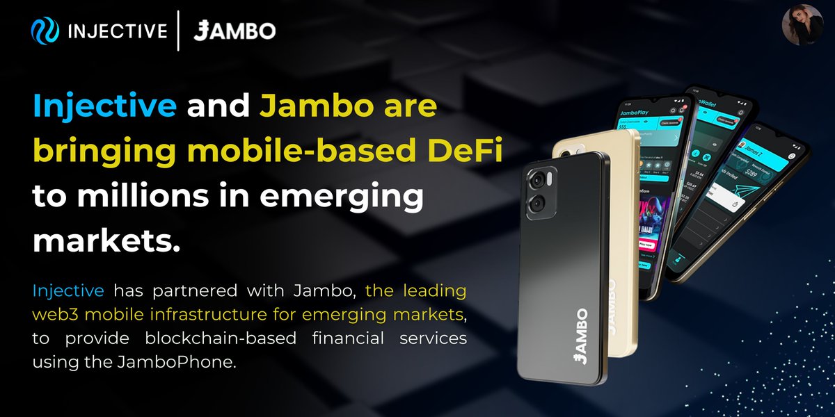 🚀 Exciting News from @injective  and @JamboTechnology ! 📱

We are thrilled to announce a groundbreaking collaboration between Injective and Jambo, the largest web3 mobile infrastructure provider(1\5)

#JamboBringContest #Injective