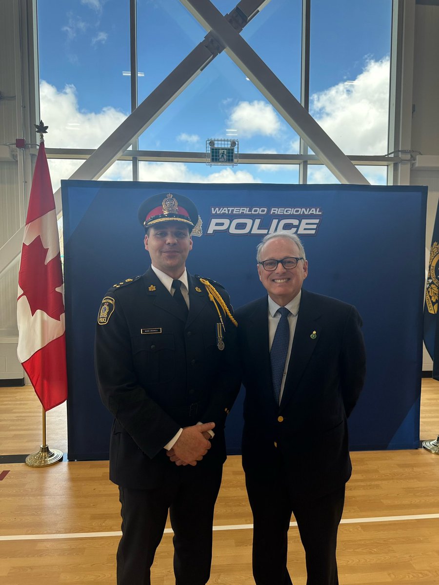 Michael Kerzner (@teamkerzner) on Twitter photo Last Friday, I joined the newest members of <a href="/WRPSToday/">Waterloo Regional Police</a> as they embarked on their fulfilling careers in public safety.
Congratulations, Constables. You chose this line of work because you want to do great things.
I know you’ll achieve that and so much more. Last Friday, I joined the newest members of <a href="/WRPSToday/">Waterloo Regional Police</a> as they embarked on their fulfilling careers in public safety.
Congratulations, Constables. You chose this line of work because you want to do great things.
I know you’ll achieve that and so much more.
