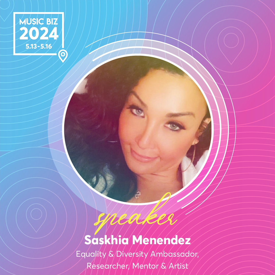 📣 #MusicBiz2024: Catch Equality & Diversity Ambassador, Sashkia Menendez at this year’s Conference in a panel on overcoming challenges & achieving equity in the music industry!👩🏻‍💼 Learn more & Register here: bit.ly/musicbiz2024