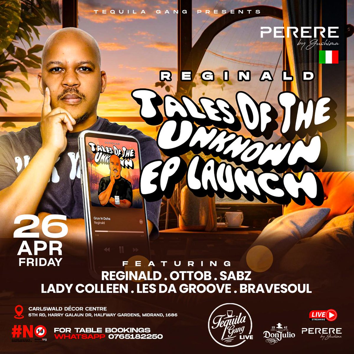 This is where you can catch THE SOUL TRAIN tonight...

📍@perere.midrand ((19h30 - 21h00))
📍@cafesphettino, Garankuwa ((00h00 - 01h00))

Let's make it hottttt 🔥🔥🔥🔥🔥

#WeGotSoul #SoulTrainInvasion🚂🚂🚂