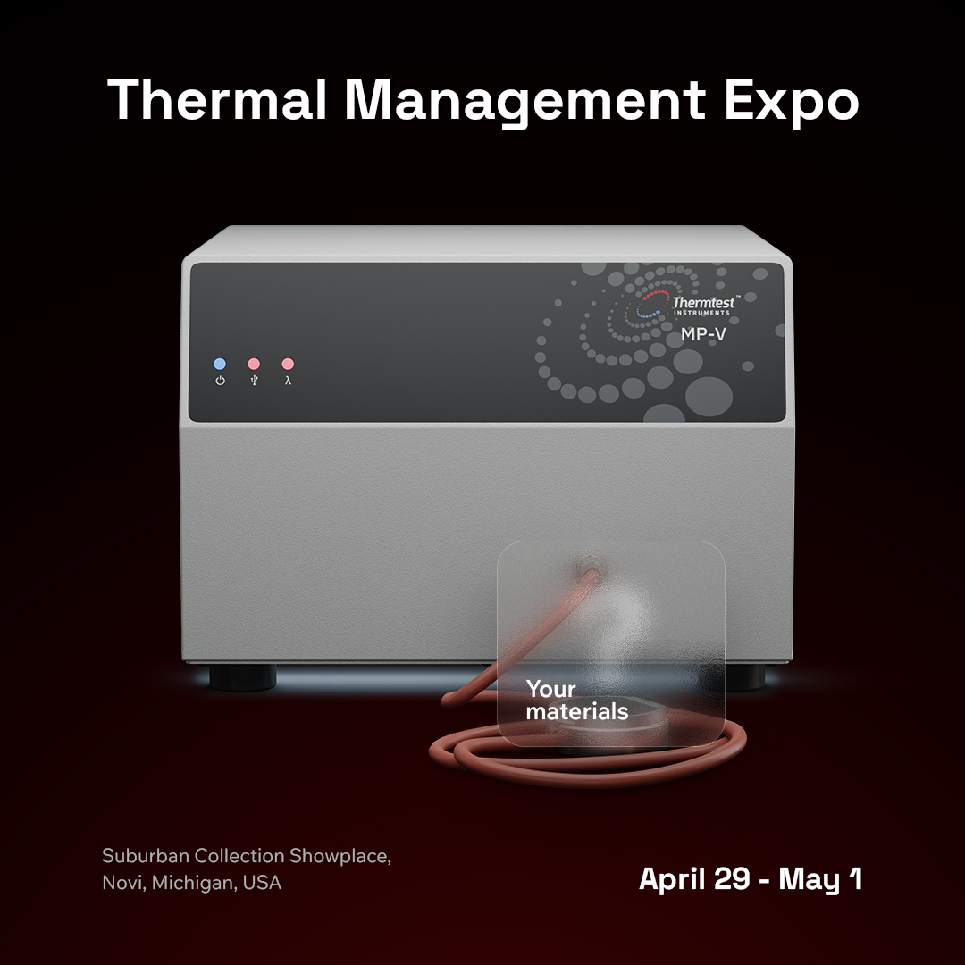 thermtest's tweet image. 🔥 Thermal testing troubles? Find the fix with our MP-V at the Thermal Management USA Conference! Bring your materials and test their thermal properties on the spot. 🚀

 🗓️ April 29 – May 1
📍 Suburban Collection Showplace, Novi, Michigan, USA

 #ThermalManagement #TechSolution
