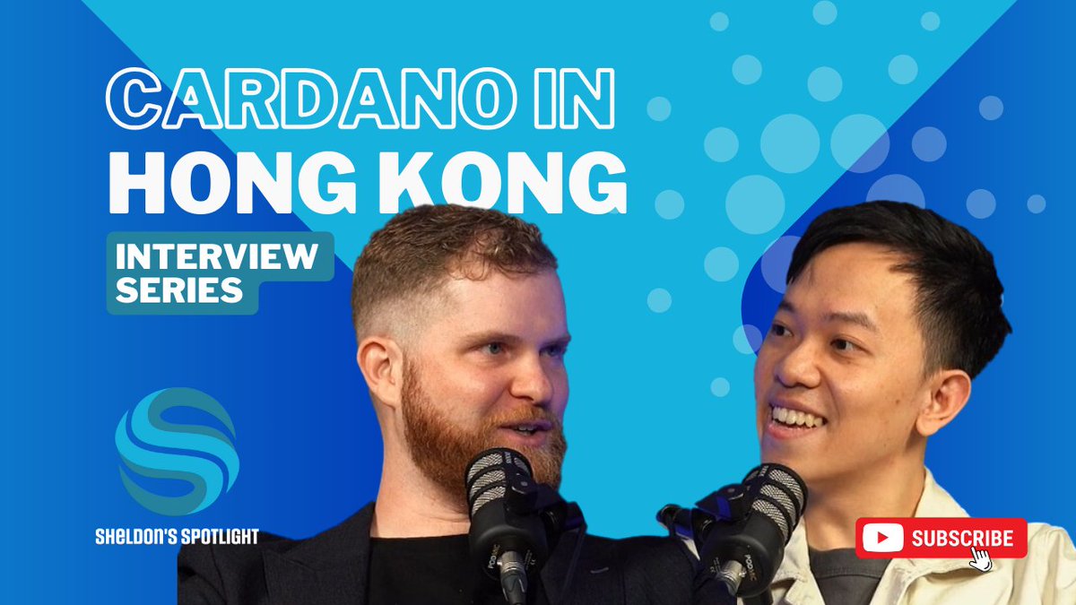 Hello Cardano!
My first interview video is now live!
I had the great privilege to be in Hong Kong for the Web3 Festival and got a chance to sit down and chat with community member and builder Kinson, where we discussed a wide range of Cardano topics: from content creation, to
