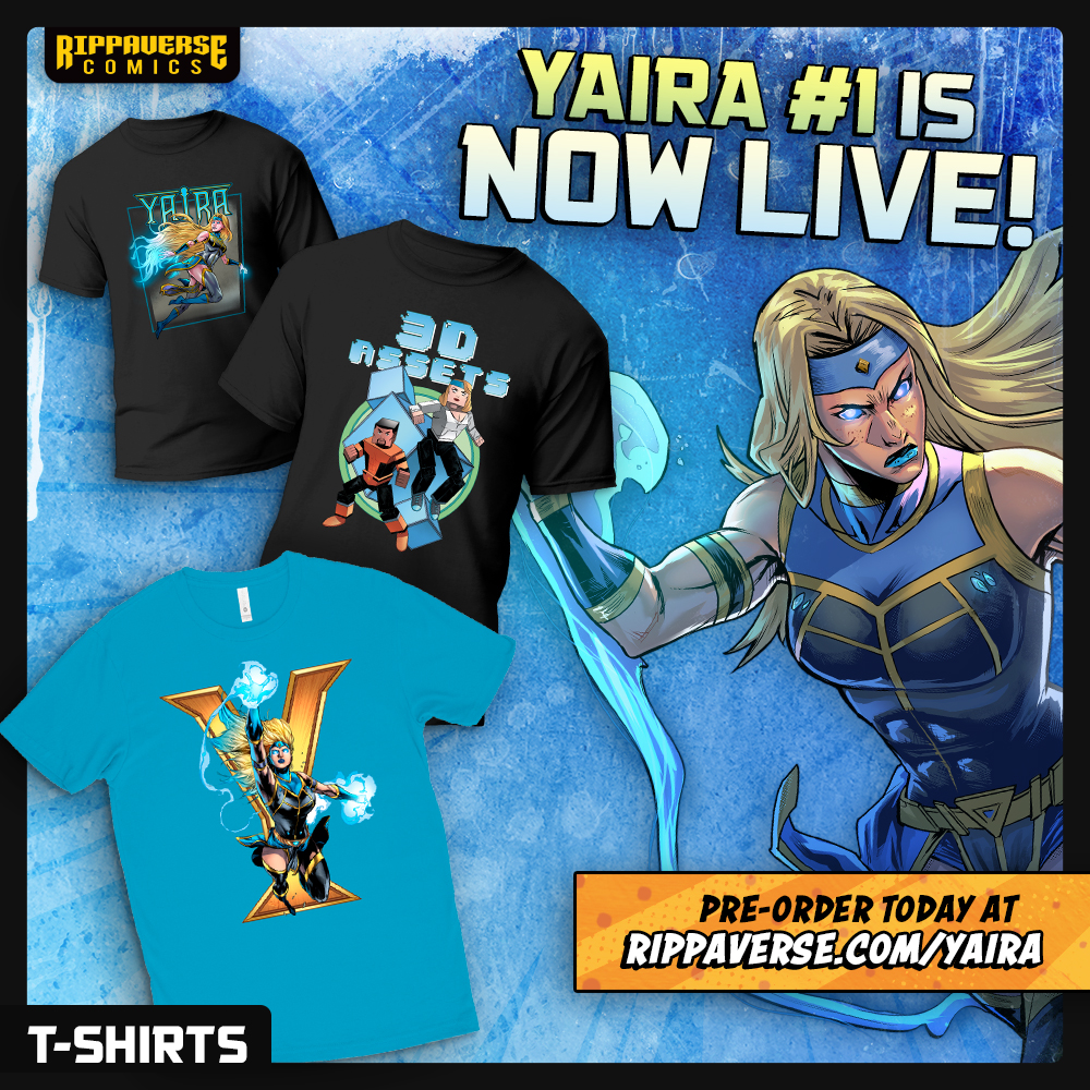 Start your weekend the right way with some fresh apparel! Grab a Yaira T-shirt for as low as $8. That's a deal you don't want to pass on! You'll be the COOLEST kid on the block with one of these on. Pre-order your gear TODAY!