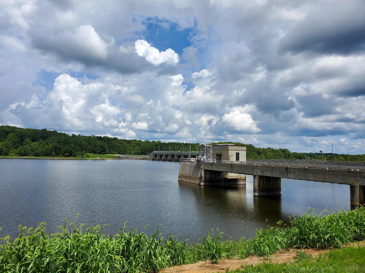 SAWSC Hydrologic Technician Ryan Rasmussen took this photo of the Intake structure for the Little River Reservoir, Durham, NC, during recent sampling for the Triangle Water Supply Monitoring Project. ow.ly/vFQ550Rp5SV.