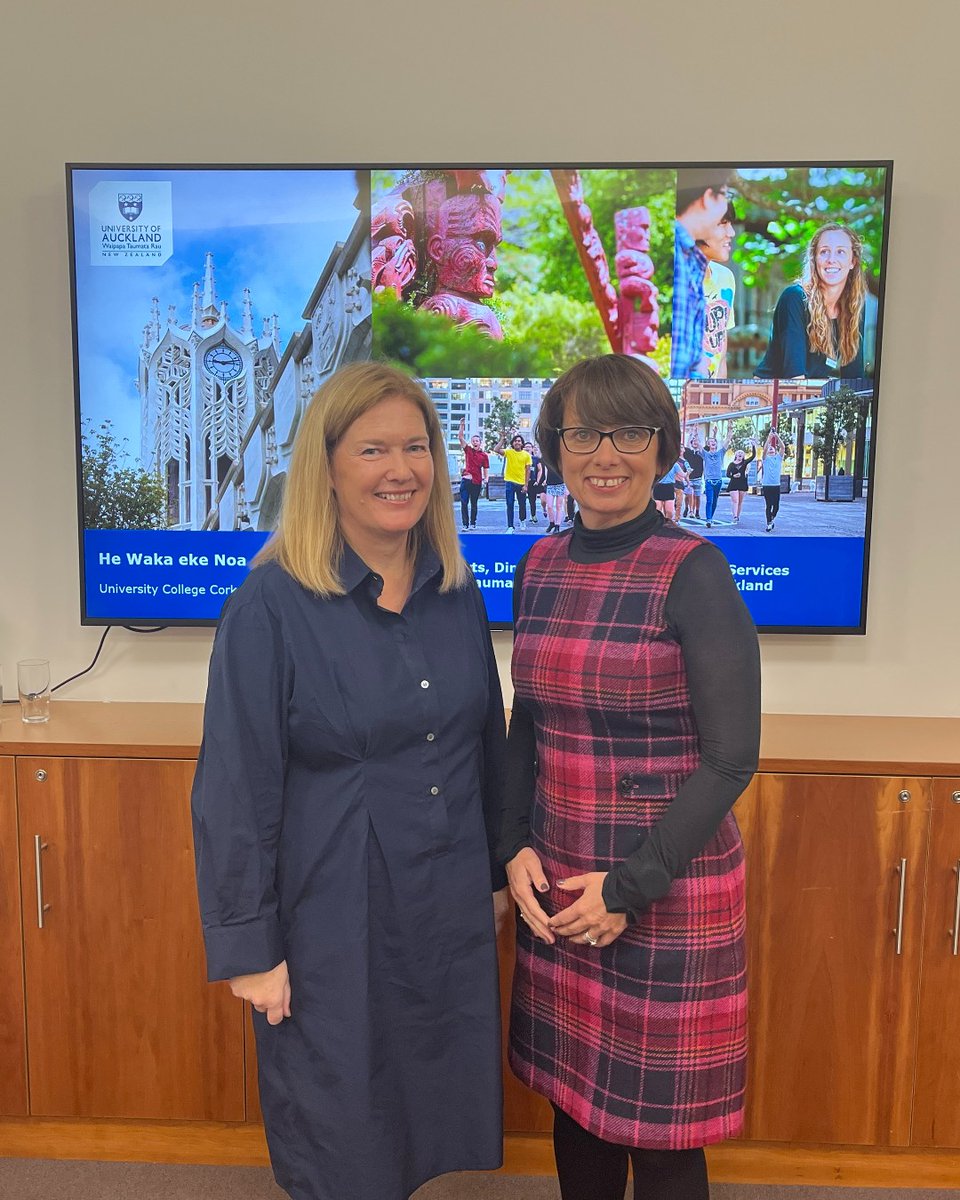 Thanks to Sue Roberts, University Librarian and Director of Library and Learning Services, @AucklandUni, for an excellent talk, to UCC Library staff, about the University of Auckland Library. So much to take away and ponder
