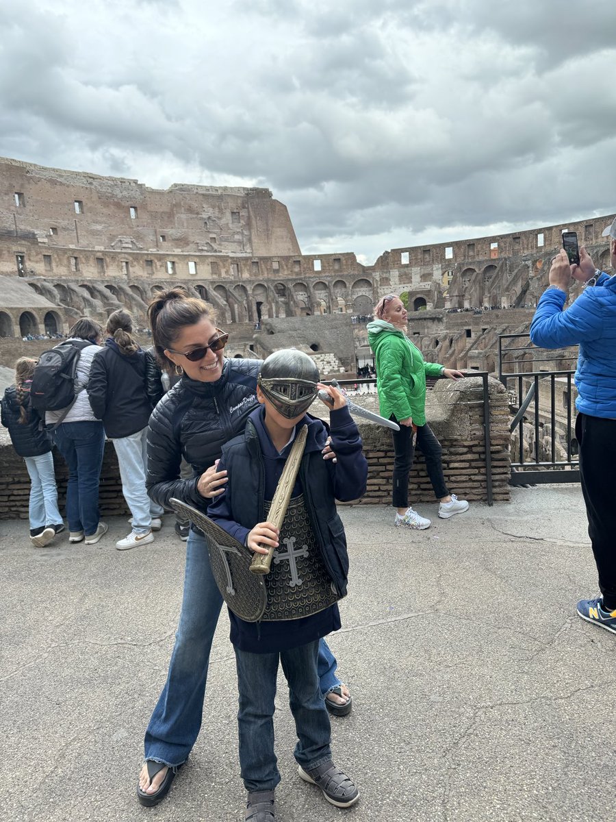 So lucky to tour the Colosseum with “The Spaniard” #Rome #Gladiator