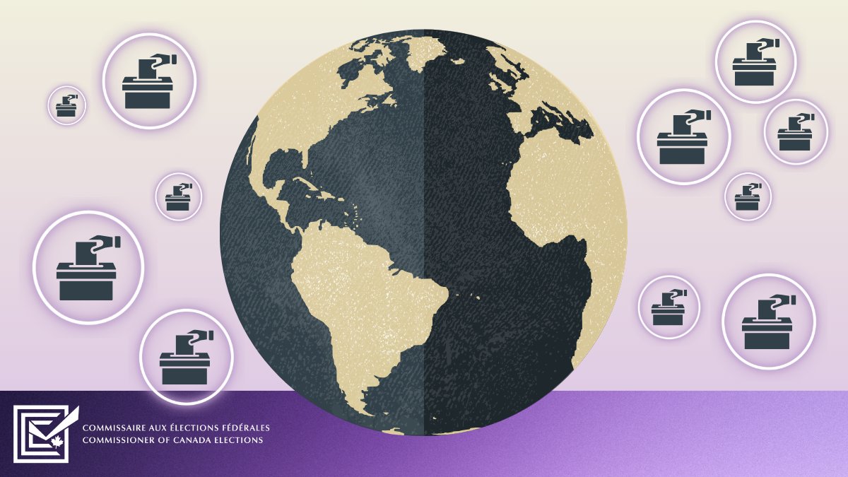 2024 is breaking records for the most elections held worldwide in a single year. Learning about what's happening in elections abroad helps us anticipate what might happen in Canada and is an important part of our election preparations.