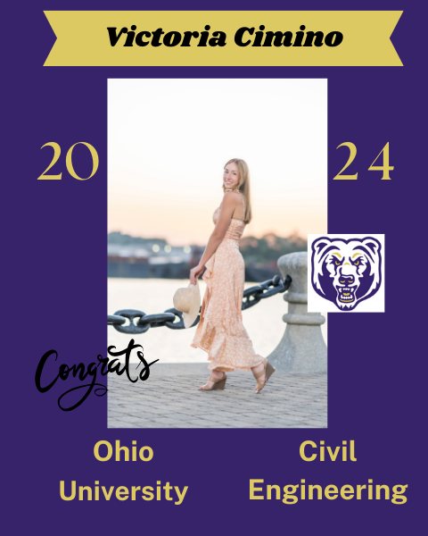 Congratulations Victoria on your acceptance to Ohio University!  #NRInspireGreat #AspireHigher #collegebound #civilengineering