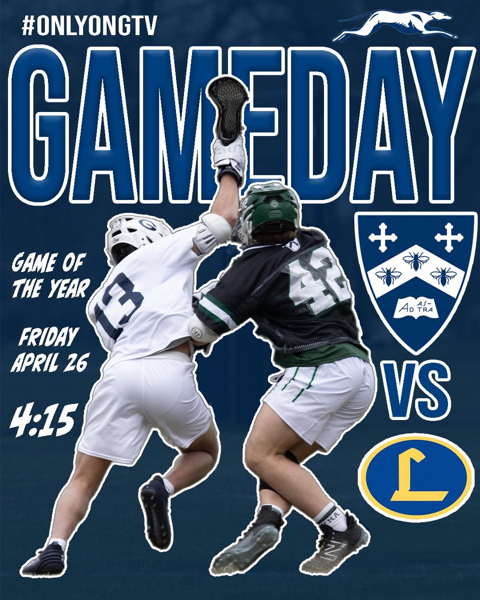 Game of the year. Hounds take on Dons in a must-watch matchup today at 4:15. Tune in to support the guys! #onlyongtv