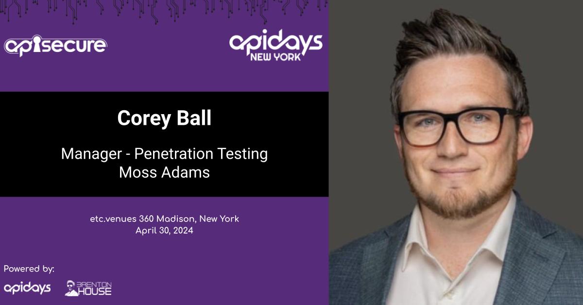 Can AI revolutionize API security? Join Corey Ball (Moss Adams) at #APIsecure & learn how AI can identify weaknesses & test APIs at scale. Register today! 🔗apidays.global/apisecure/ #apisecurity #AI #MachineLearning