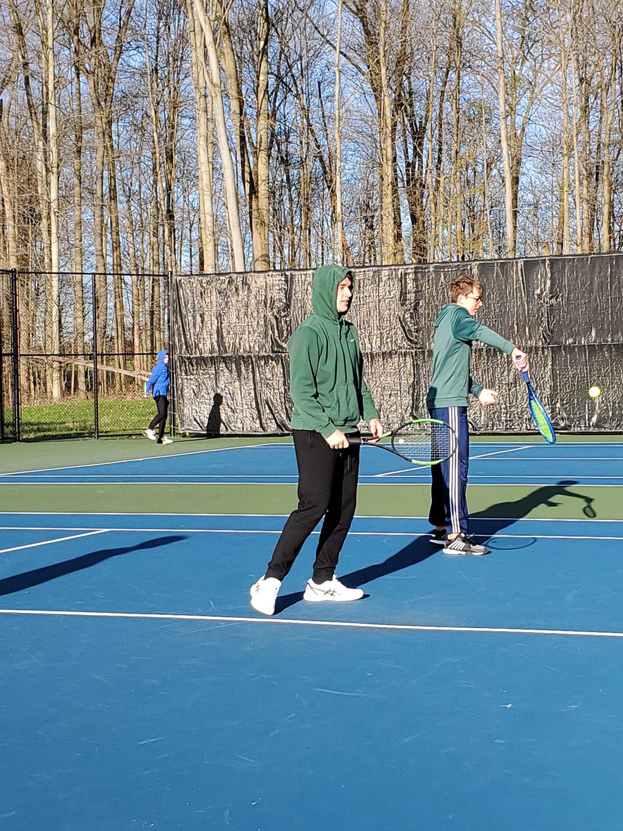 Update from Suburban League: 1st round of matches complete. Vincent won 1st singles Chris won 2nd singles Connor lost 3rd singles Jonah and Kade won 1st doubles Tommy and Joel won 2nd doubles Next update after 2nd round Go Greenmen