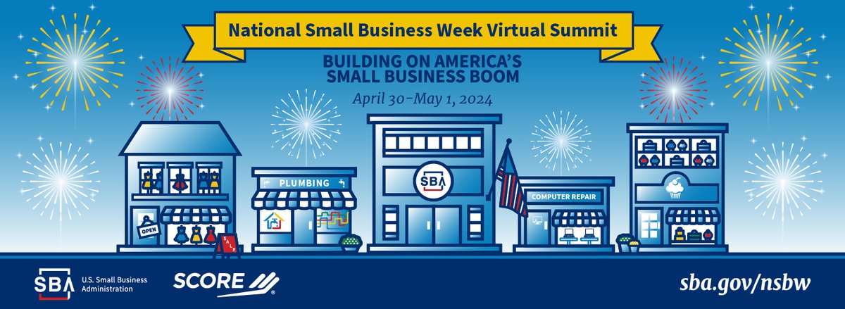 The free @SBAgov National #SmallBusinessWeek Virtual Summit kicks off today! Learn new business strategies, meet other #smallbiz owners, chat with industry experts, and more! There’s still time to register: sba.gov/nsbw