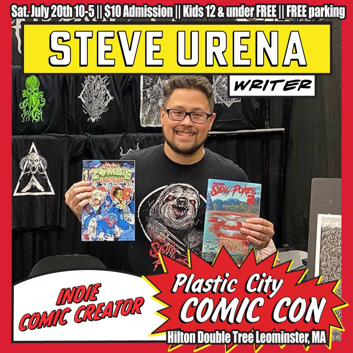 Let’s keep the announcements coming! I am excited to announce that I am going to be signing and selling my #comics at @PlasticCityCon in #Massachusetts this July! If you’re in the area, come say hello!

#indiecomics #comicbooks #comics #indiecomic #comiccon #comicconvention