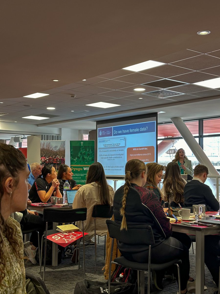 Dr Seren Evans (@loisseren) on Twitter photo Great start to the weekend being invited to the inaugural WRU Game Changers Conference with the <a href="/RugbyKX/">Rugby Knowledge Exchange</a> research group. Some important talks around female athlete health domains, concussion and ACL rehabilitation so farπππ»ββοΈποΈ
#WRUGameChangers24 <a href="/WRU_Community/">WRU Community - Wrth galon y genedl</a> Great start to the weekend being invited to the inaugural WRU Game Changers Conference with the <a href="/RugbyKX/">Rugby Knowledge Exchange</a> research group. Some important talks around female athlete health domains, concussion and ACL rehabilitation so farπππ»ββοΈποΈ
#WRUGameChangers24 <a href="/WRU_Community/">WRU Community - Wrth galon y genedl</a>