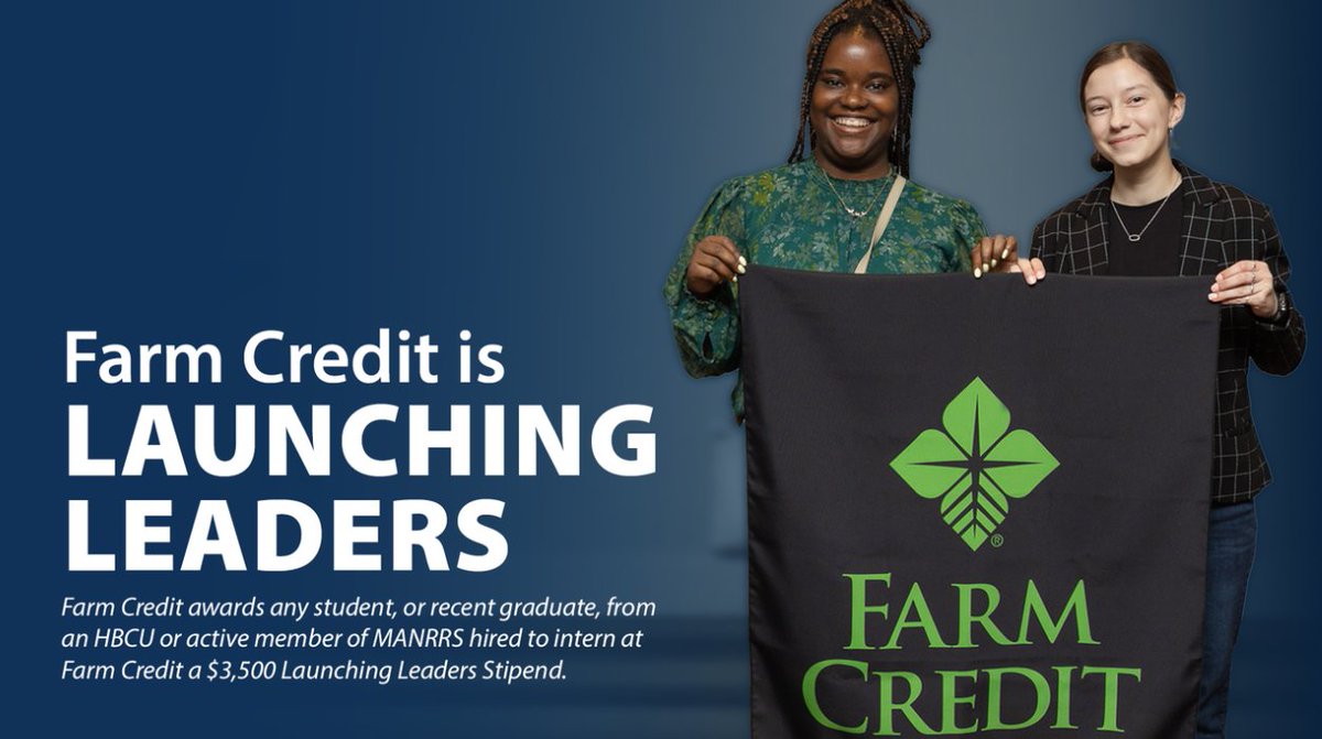 📢 April is Internship Awareness Month. #DYK Farm Credit will award any student, or recent graduate, from an HBCU or active member of MANRRS hired to intern at Farm Credit a $3,500 Launching Leaders Stipend? 💼🌱 Learn more: pulse.ly/uc9yfmohrw