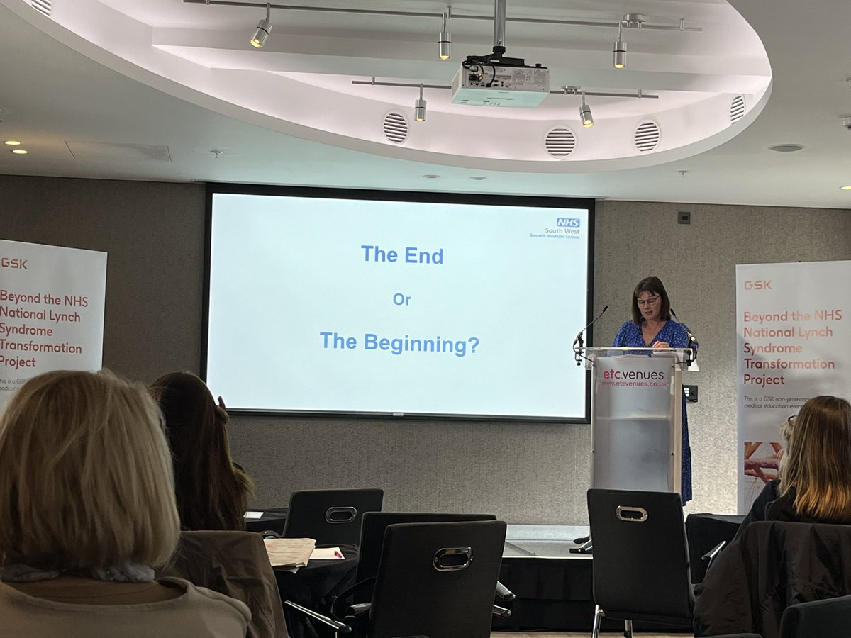 Great presentation by Dr Adam Shaw, <a href="/AnnaKoziel5/">Anna Koziel</a> and Sio on new roles in genomics, sustainability, and supporting networks. Excellent close for the “Beyond the National #LynchSyndrome Project event” 👏👏👏 <a href="/SEgenomics/">NHS South East Genomic Medicine Service</a> <a href="/NorthThamesGMS/">North Thames Genomic Medicine Service</a> <a href="/kevinjmonahan/">Kevin Monahan</a> <a href="/VickyCuthill/">Victoria Cuthill MSc RN 💙</a>