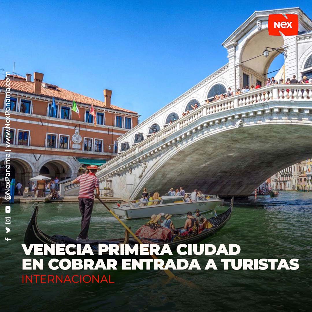 Venecia se convirtió en la primera ciudad en el mundo que cobrará la entrada a turistas💸 Esto como parte del esfuerzo para lidiar con el turismo excesivo que tiene saturada la ciudad, este cobro se requerirá para acceder al centro histórico y serán 5 euros.