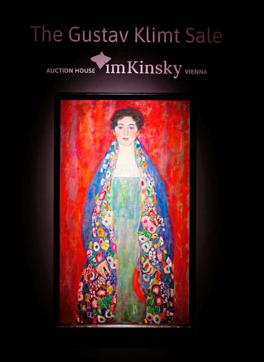 Adjugé 30 M€ mercredi dernier, le portrait de Mademoiselle Lieser—tableau de Klimt spolié pendant la Seconde Guerre mondiale et réapparu récemment— prend la destination de Hong Kong 🇫🇷 francetvinfo.fr/culture/arts-e… 🇩🇪 derstandard.at/story/30000002…