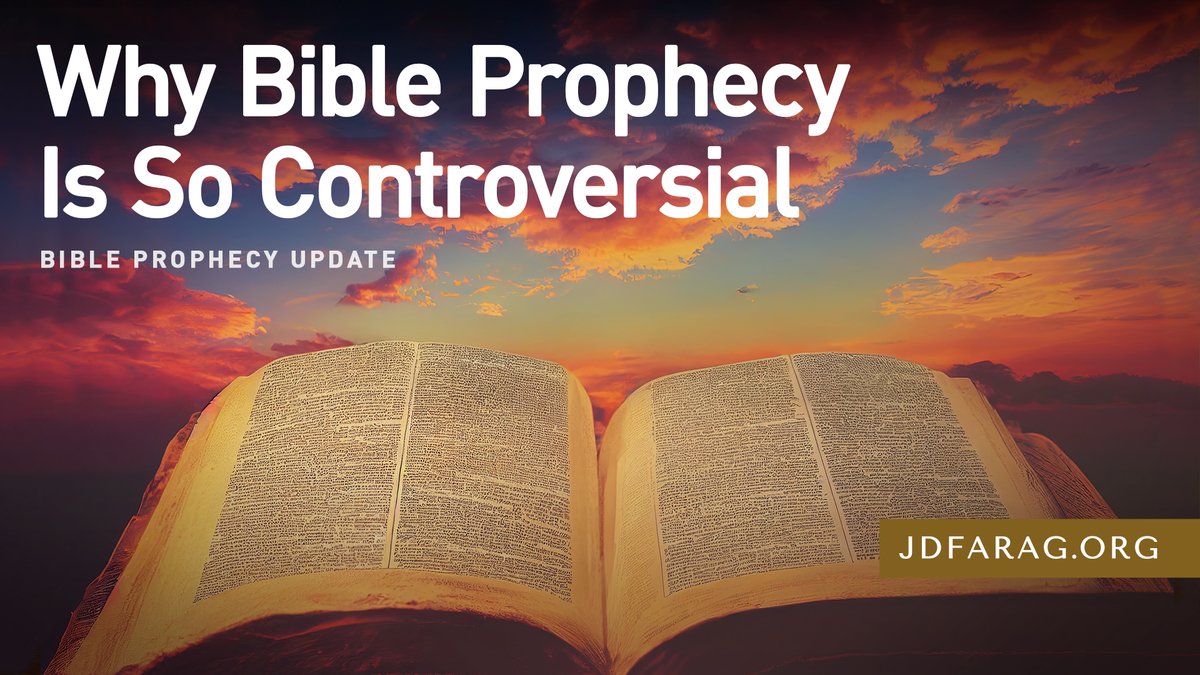 Join us at 9am HST Sunday, April 28th, for our Bible Prophecy Update. Pastor JD provides three Biblical reasons as to why it is that Bible prophecy is so controversial and even seemingly conspiratorial. JDFarag.org/live #prophecy #Bible #controversy #confused #lies