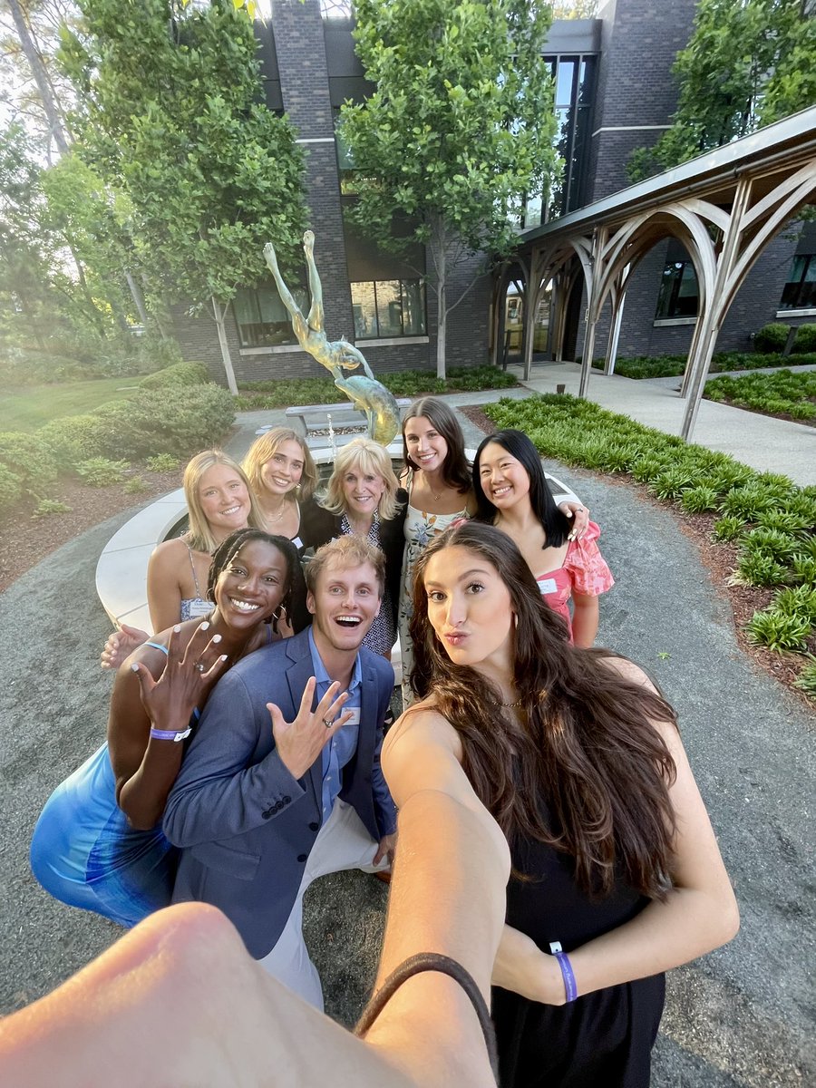 We liked it so we put a ring on it 💍 Our seniors & grads cleaned up nice for their @DukeATHLETICS class ring ceremony this week! We’re going to miss them so much. 🫶 #GoDuke