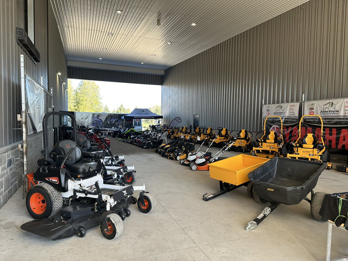 Come see us today, lots of great new toys, discounts and promotions. Aberfoyle Power Sports 94 Brock Rd S, Puslinch, ON N0B 2J0 Friday 9am - 5pm Saturday 9am - 3pm