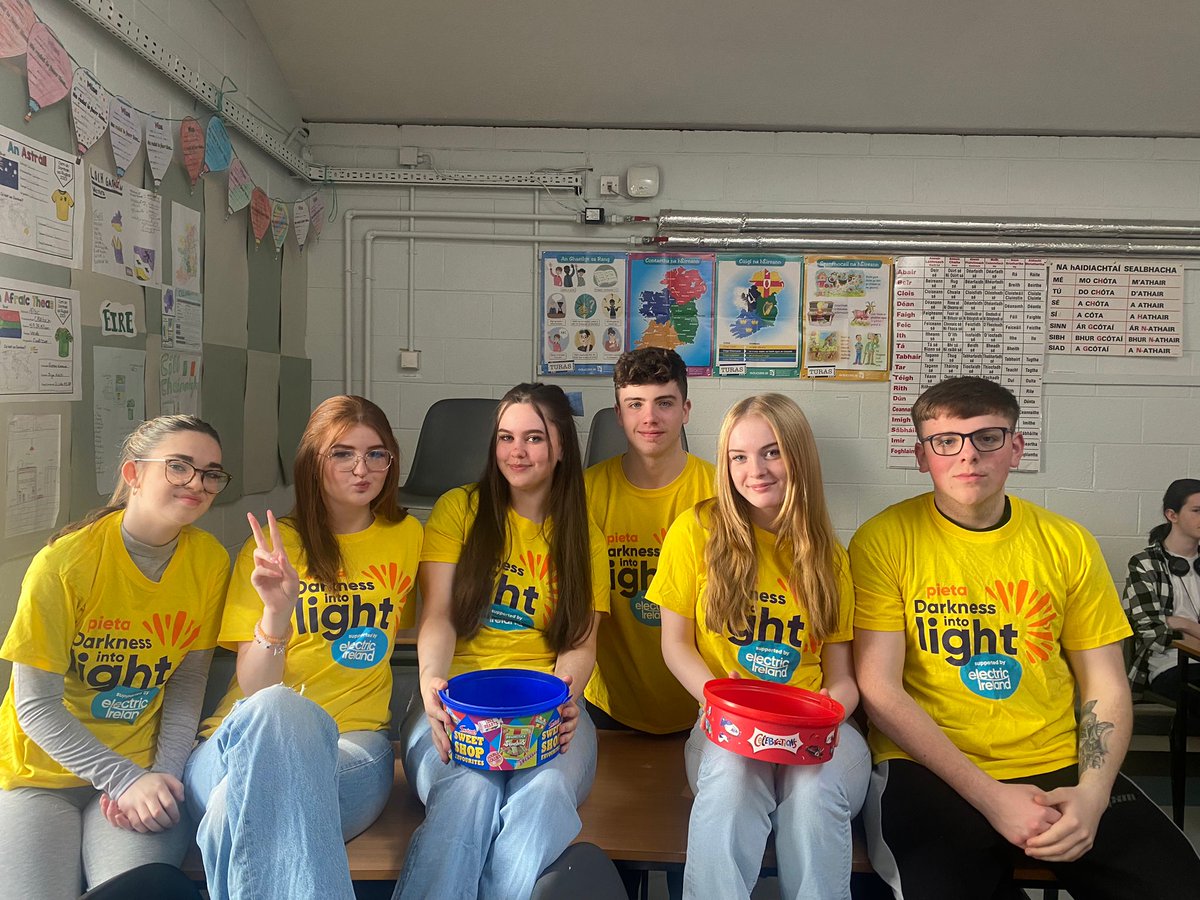 A big thank you to everyone who donated for our non-uniform day today. We raised almost €700 for Darkness into Light. Looking forward to walking with everyone at @DILCorkagh in just a few weeks #WeAreCPCC #Teamddletb #DarknessIntoLight #NonUniformDay