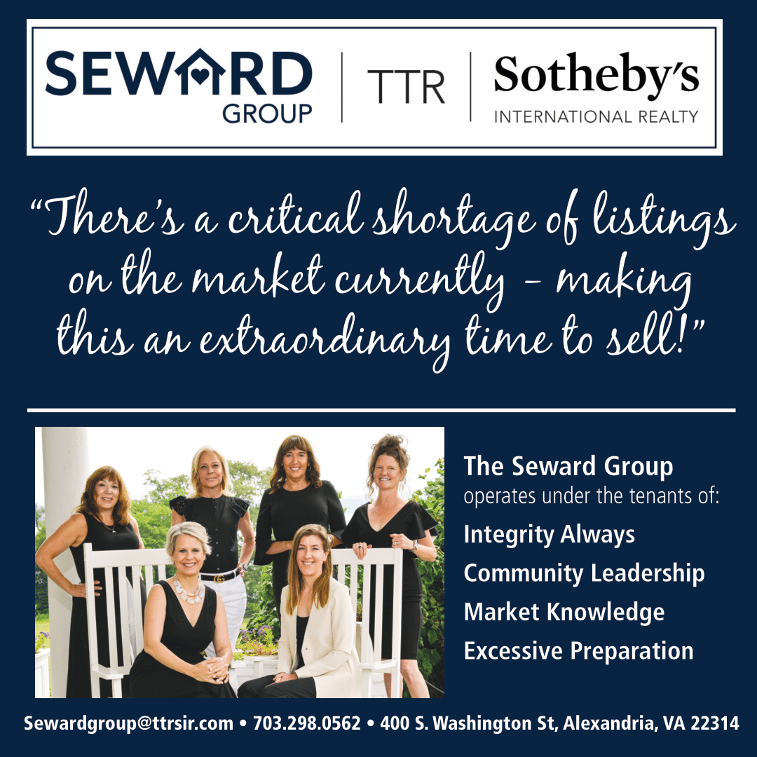 The Seward Group provides full spectrum concierge real estate services at every price point! 

Seward-Group.com

@seward.group

#sewardgroup #dmvrealestate  #realestate #dcrealestate #mdrealestate #varealestate #realtorsofinstagram #sellinghomes #sellingagent #listingagent