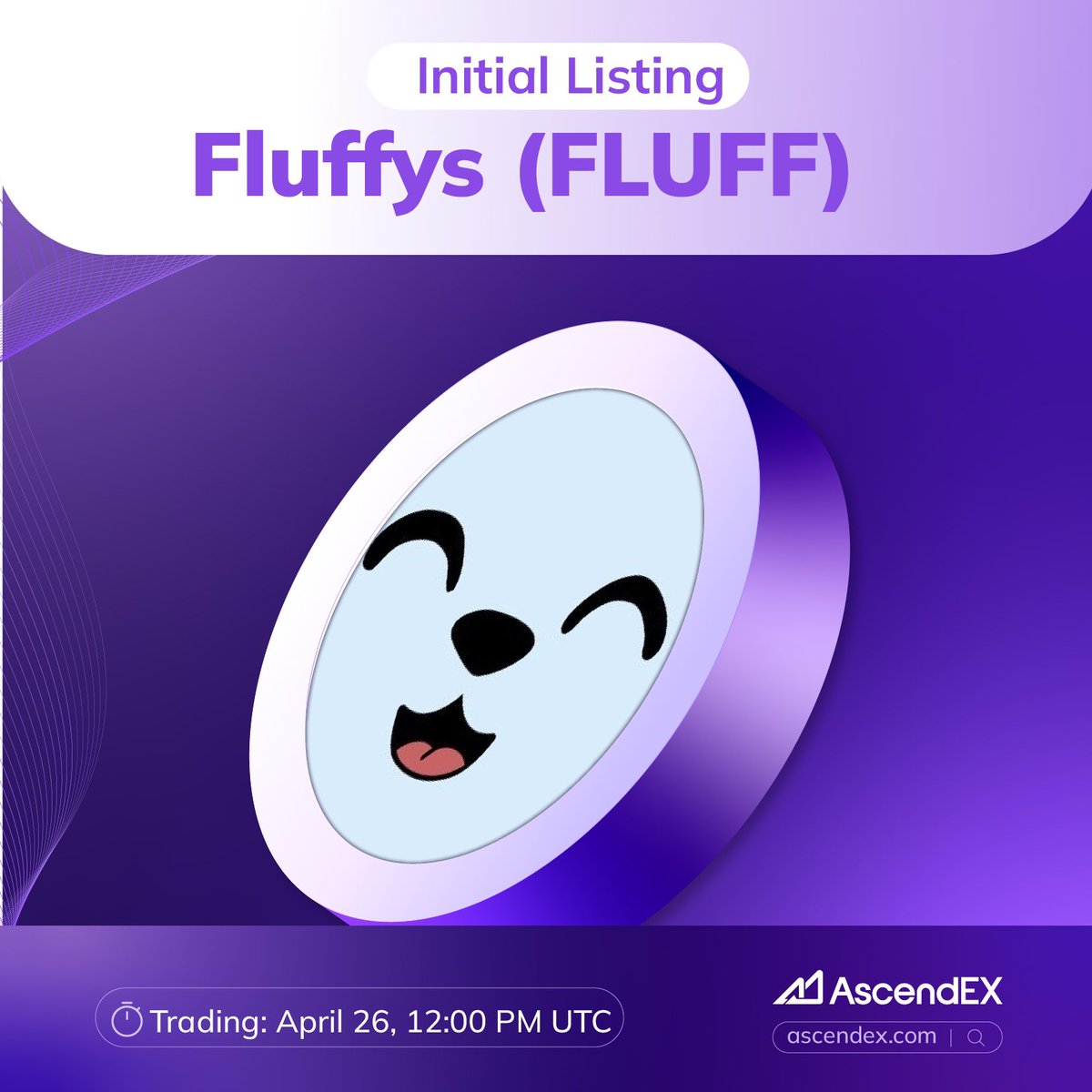 🔥AscendEX, Türkiye'nin en büyük @FluffysHQ ($FLUFF) FLUFF/USDT işlem çifti altında listeleniyor. ✅Yatırılan para: Açıldı ✅Ticaret: Nisan 26, 12:00 UTC ✅Çekilme: Nisan. 27, 12:00 UTC 📖Proje Tanıtımı👉 ascendex.com/en/support/art…... #Kripto #FLUFF #AscendEX #Fluffys