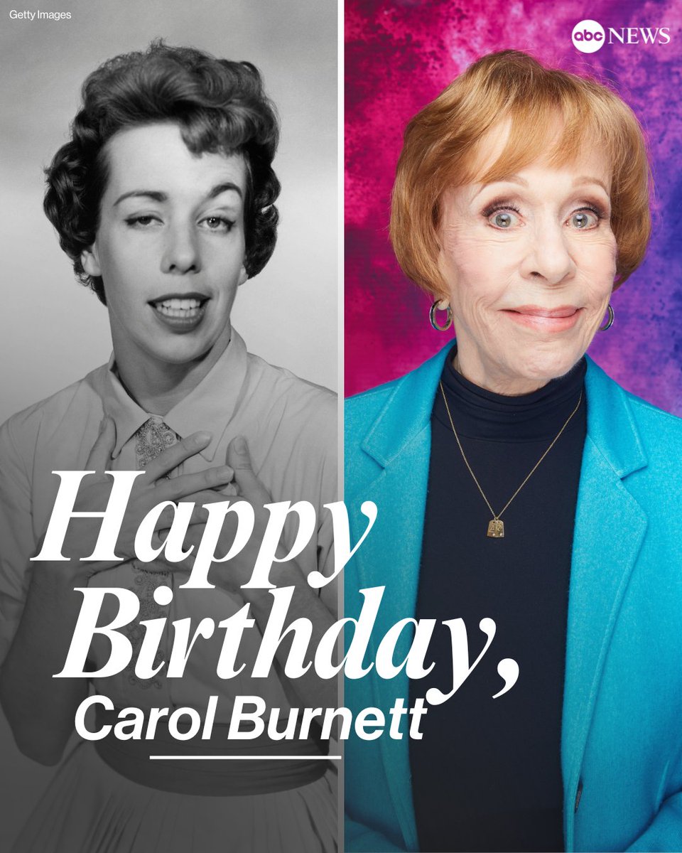 Happy Birthday to legendary comedian Carol Burnett, who celebrates her 91st birthday today. trib.al/ZempLgv