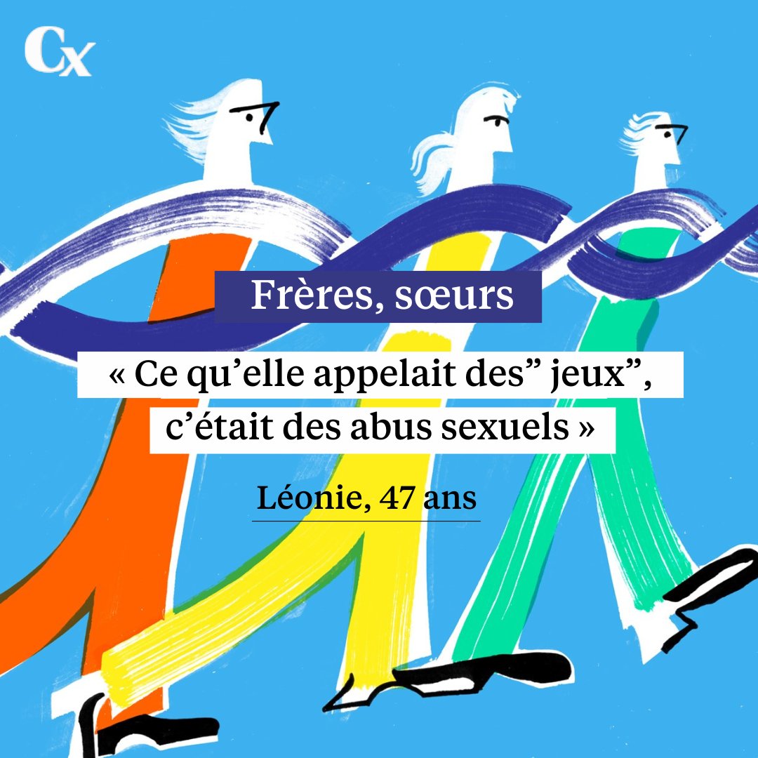 TÉMOIGNAGE 🔸 'L’emprise de ma sœur n’a pas cessé.' Léonie, 47 ans, salariée dans le secteur des RH, a mis du temps à couper les ponts avec sa grande sœur, qui a abusé sexuellement d’elle pendant son enfance. Par @marieboeton la-croix.com/france/freres-…