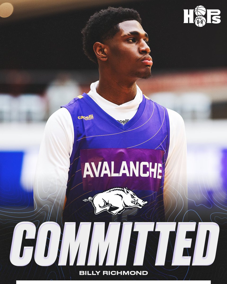 Four-star wing Billy Richmond has committed to Arkansas. Richmond was previously committed to Kentucky.