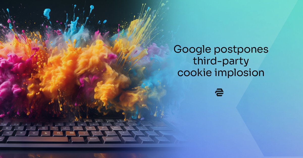 This Tuesday, Google announced they're postponing the third-party cookie phase out. 
Did you see another delay coming?🍪

Our Programmatic Director Rob Brett shares his thoughts  hubs.ly/Q02v9s9j0

#privacypolicy #thirdpartycookies #webdev #adops #firstpartydata #google