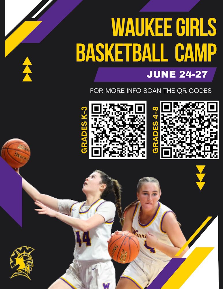 SUMMER IS 5 WEEKS AWAY!! ☀️👏🏼🏀🤩 -July Shooting Camp: waukee.revtrak.net/WS-Redirect/?w… -June K-3 Camp: waukee.revtrak.net/WS-Redirect/?w… -June 4-8 Camp: waukee.revtrak.net/WS-Redirect/?w…