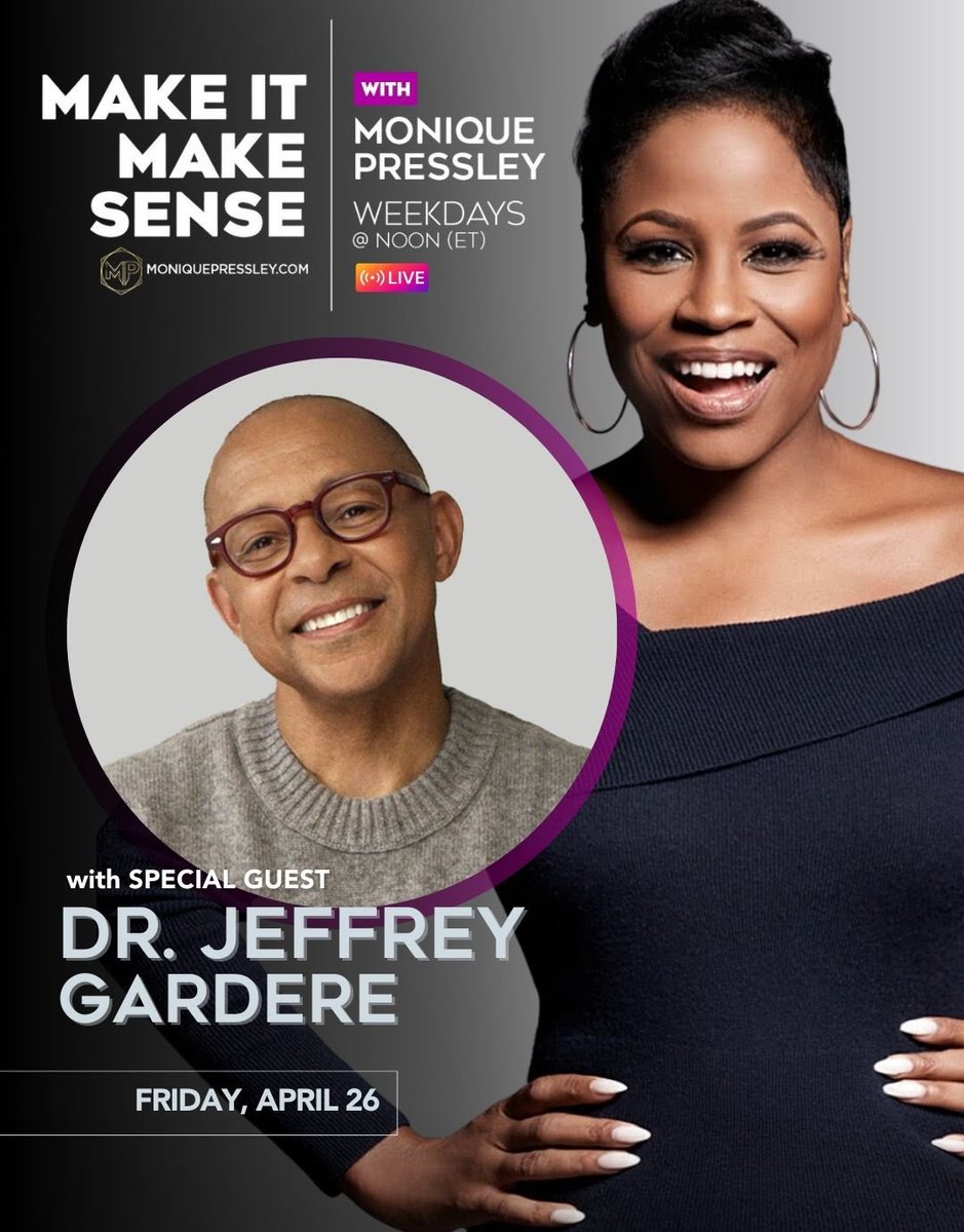 Today on #makeitmakesense : we are seeing alarming statistics about the declining state of #mentalhealth for #blackmen and rising incidents of #suicide . Returning to the show to discuss this health crisis is clinical psychologist @DrJeffGardere .