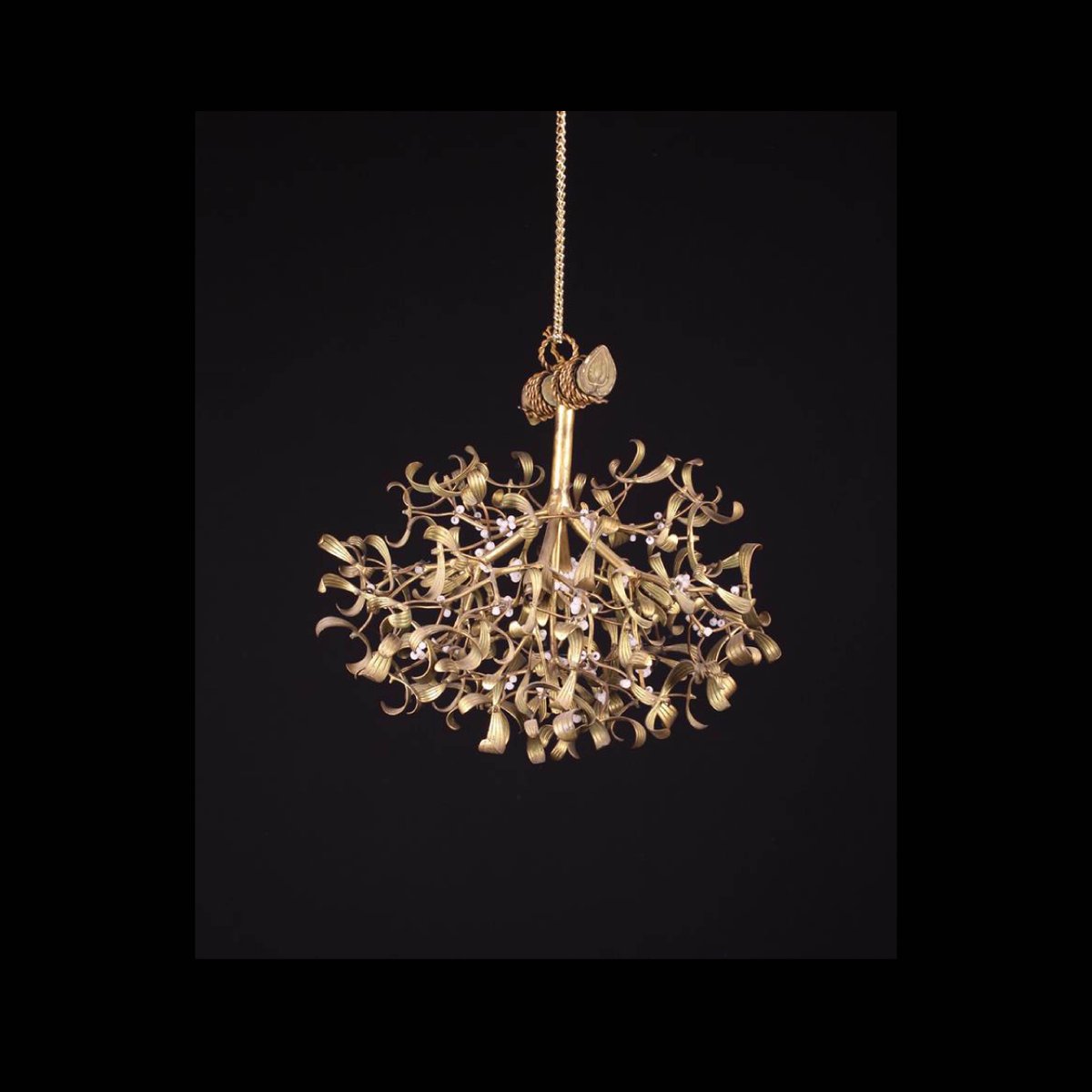 We're you the lucky one to get this? A Fabulous Austrian/Vienna Circa 1900 Brass and Bronze, Gold Patinated, Mistletoe Chandelier. Hammer £2,900. #auction #onlineauction #auctionhouse #auctioneer #vintage #auctioneers #bid #antiques #antique #auctionswork #collection #sale #finef